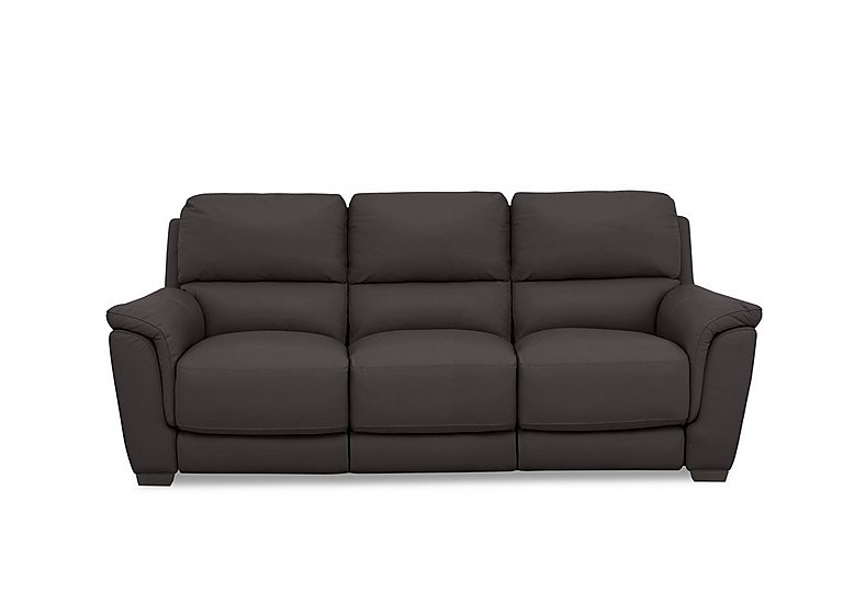 Compact Collection Medio 3 Seater NC Leather Sofa with Power Recliner