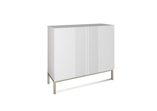 Delta 2 Door Sideboard with Smart LED Lighting  White | Bed Sava