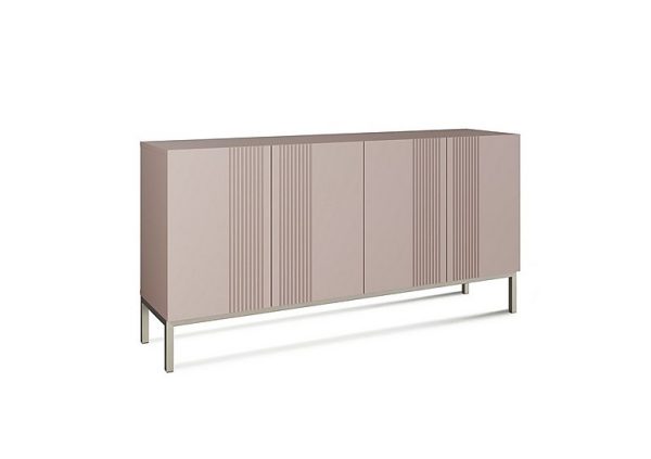 Delta 4 Door Sideboard with Smart LED Lighting  Mulberry | Bed Sava