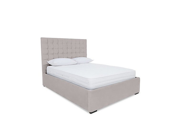 Sleep Story - Dice Electric Ottoman Bed Frame - Super King - Plush Argent