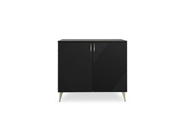 Eden SMART 2 Door Sideboard  Black | Bed Sava