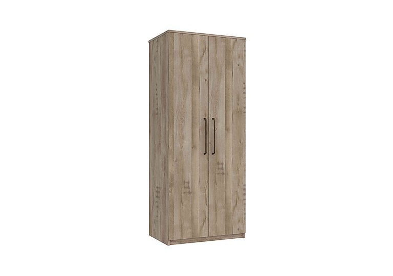 London Bedrooms  Finchley 2 Door Wardrobe  Italian Natural Oak | Bed Sava