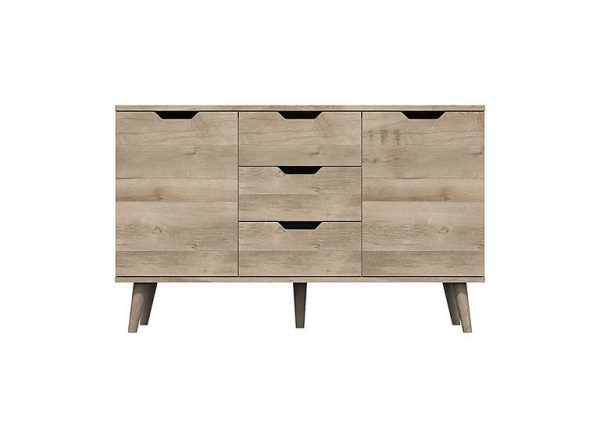 London Bedrooms  Finchley Large Sideboard  Italian Natural Oak | Bed Sava