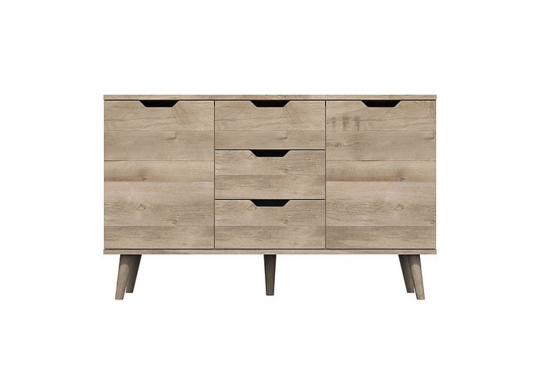 London Bedrooms - Finchley Large Sideboard - Italian Natural Oak