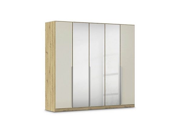 Rauch  Freja 226cm 5 Door Hinged Glass Wardrobe With Mirror Doors | Bed Sava