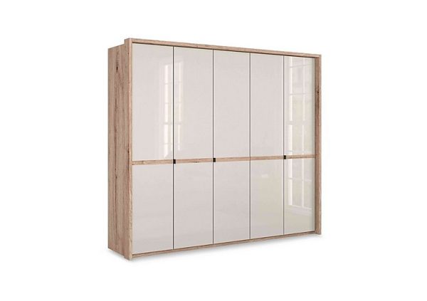 Wiemann  Hong Kong 5 Door Hinged Wardrobe with Glass Doors | Bed Sava