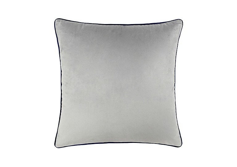 Madison Feather Cushion - Silver