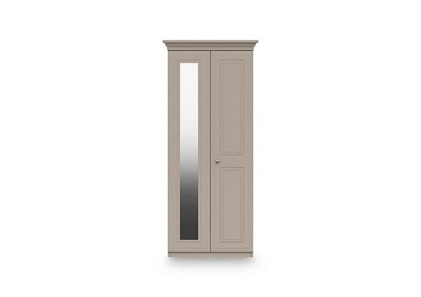 London Bedrooms  Marylebone 2 Door Wardrobe with Mirror Door | Bed Sava