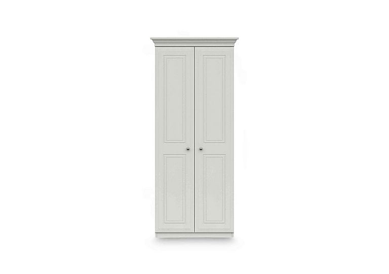 London Bedrooms  Marylebone 2 Door Wardrobe  White | Bed Sava