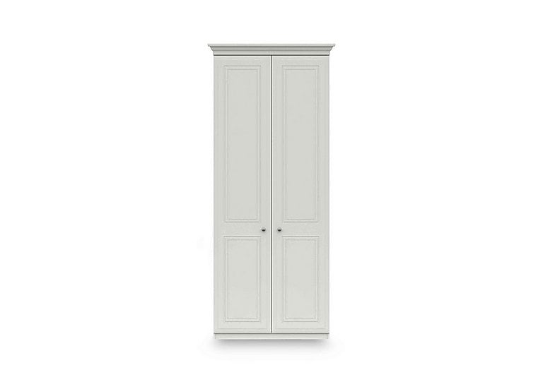 London Bedrooms  Marylebone Tall 2 Door Wardrobe  White | Bed Sava