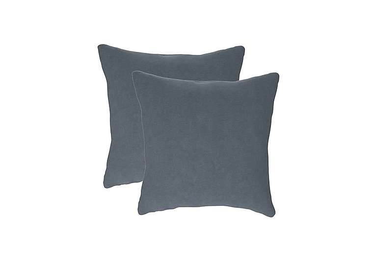 The Lounge Co. - Pair of Small Scatter Cushions - Blue Matcha