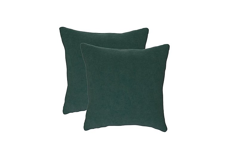 The Lounge Co. - Pair of Small Scatter Cushions - Curly Kale
