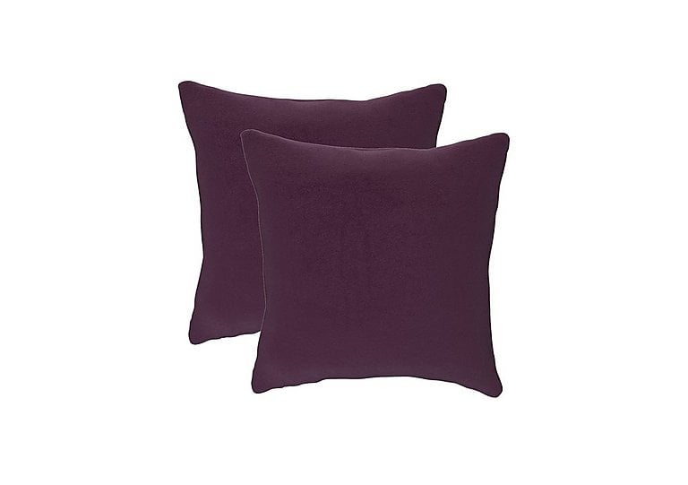 The Lounge Co. - Pair of Small Scatter Cushions - Frosted Grape