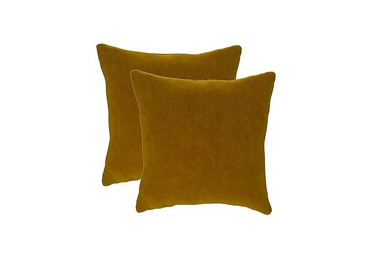 The Lounge Co. - Pair of Small Scatter Cushions - Honey Mustard
