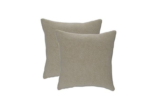 The Lounge Co  Pair of Small Scatter Cushions  Quiet Fawn | Bed Sava