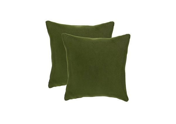 The Lounge Co  Pair of Small Scatter Cushions  Woodland Moss | Bed Sava