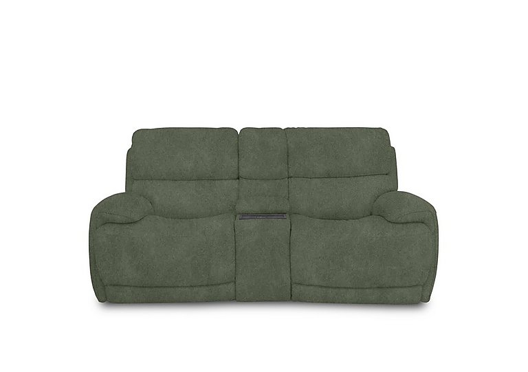 Rocco 2 Seater Fabric Power Rocker Sofa with Cup Holders and Headrests