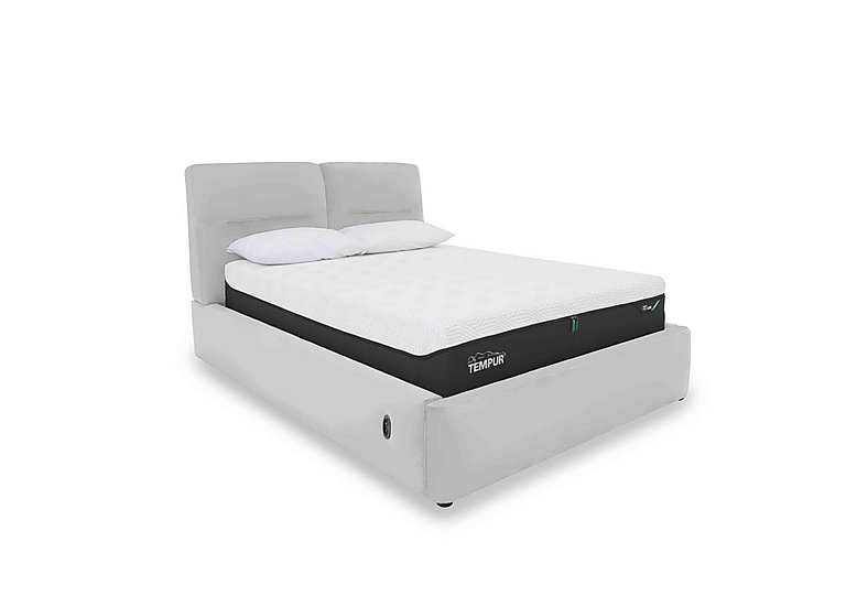 Stark HW Leather Electric Ottoman Bed Frame - Super King - Grey