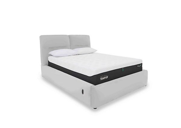 Stark NC Leather Electric Ottoman Bed Frame  Super King  Grey | Bed Sava