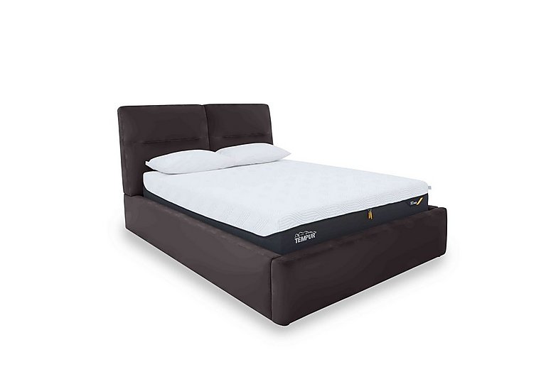 Stark NC Leather Manual Ottoman Bed Frame - King Size