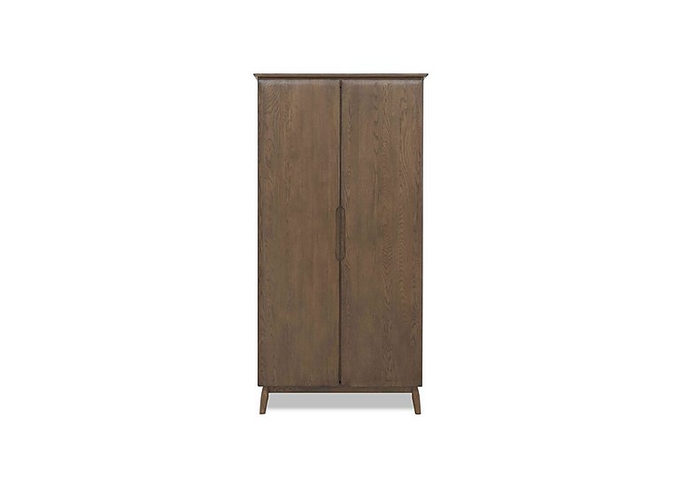 Stockholm 2 Door Wardrobe - Dark Oak