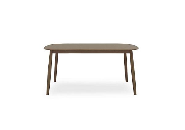 Stockholm Fixed Dining Table  Dark Oak | Bed Sava