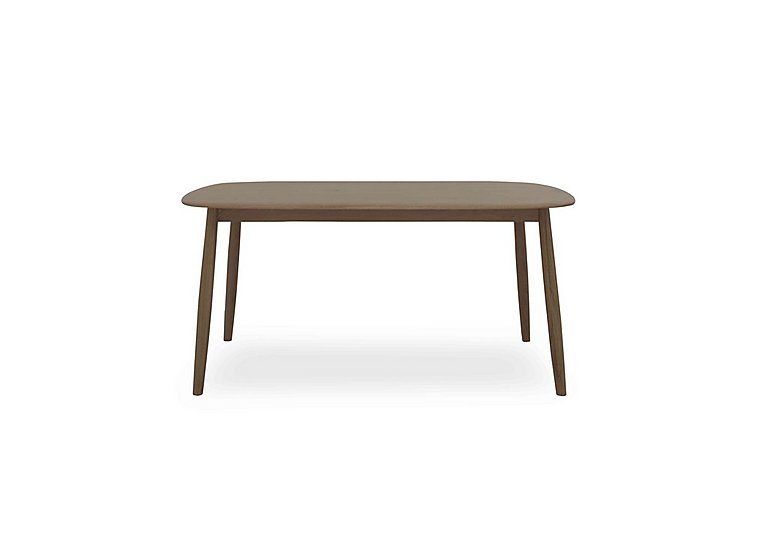 Stockholm Fixed Dining Table - Dark Oak