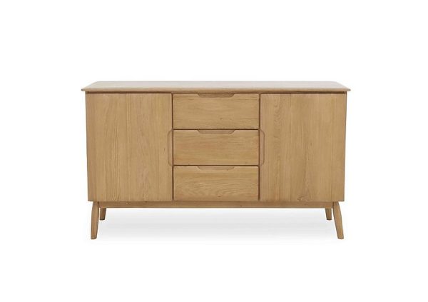 Stockholm Large Sideboard  Light Oak | Bed Sava