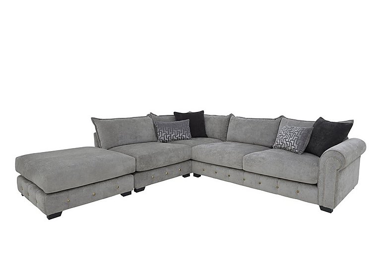 Sumptuous Fabric Chaise End Corner Sofa