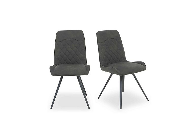 Warrior Pair of Standard Dining Chairs - Grey