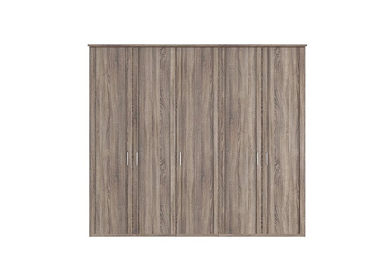 Wiemann - Oxford 5 Door Hinged Wardrobe - Rustic Oak