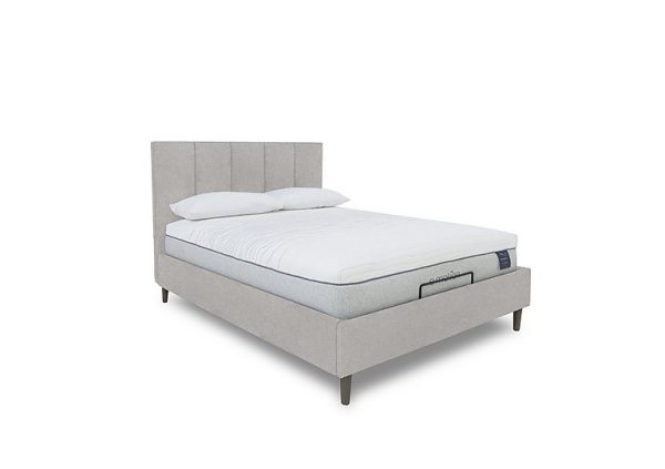 E Motion Aiko Adjustable Bed Frame  King Size  Shetland Pebble | Bed Sava