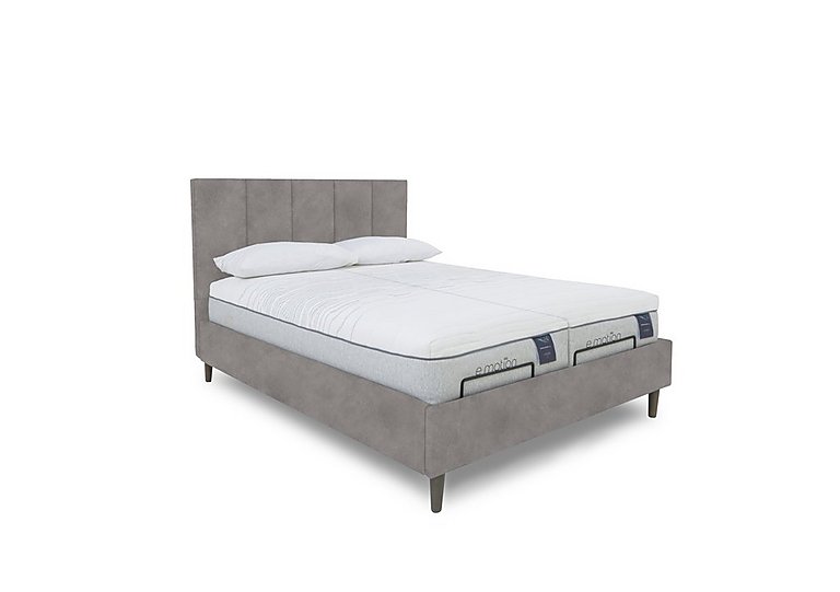 E-Motion Aiko Dual Adjustable Bed Frame with Massage Function - Super King - Dapple Oyster