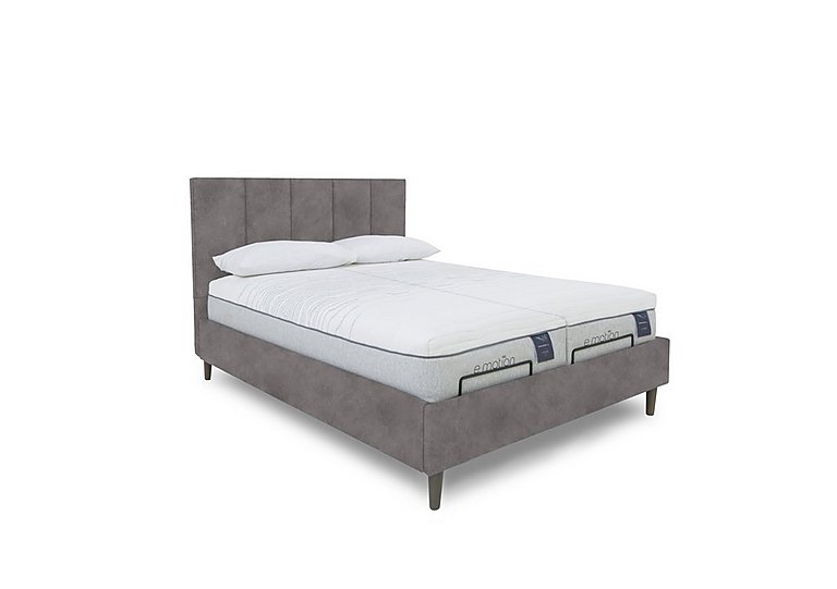 E-Motion Aiko Dual Adjustable Bed Frame with Massage Function - Super King - Dapple Sterling