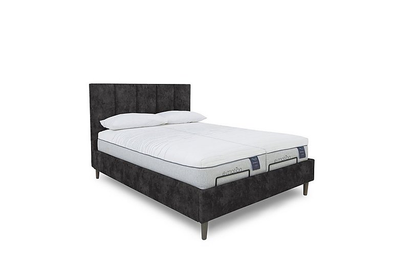 E-Motion Aiko Dual Adjustable Bed Frame with Massage Function - Super King - Daytona Coal