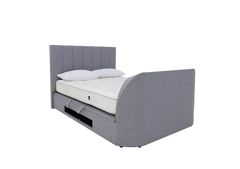 Aramis TV Ottoman Bed Frame - Super King - Marbella Grey