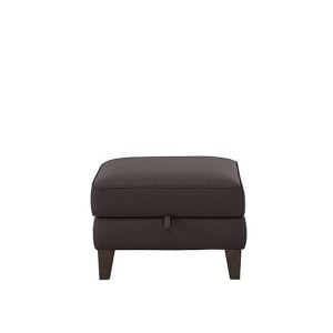 Brondby NC Leather Storage Footstool | Bed Sava