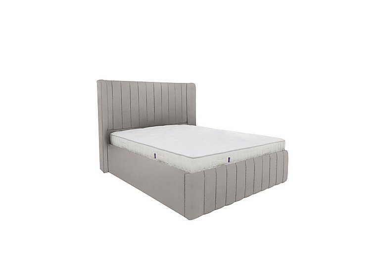Eira Low Foot End Bed Frame - Double - Velvet Slate
