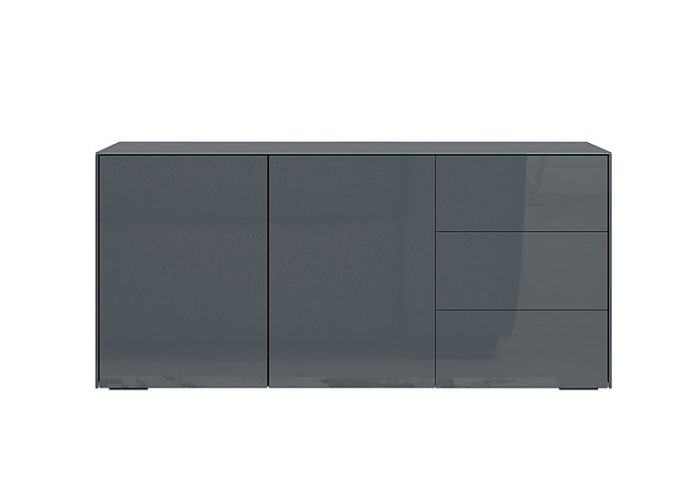 Lexa Smart 2 Door 3 Drawer Sideboard - Grey