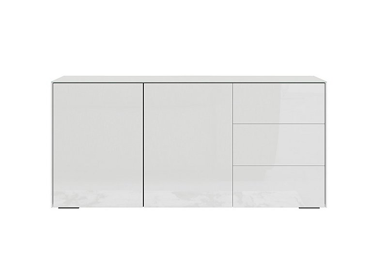 Lexa Smart 2 Door 3 Drawer Sideboard - White