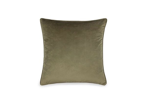 Opulenza Feather Cushion  Khaki | Bed Sava