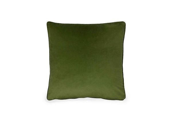Opulenza Feather Cushion  Olive | Bed Sava