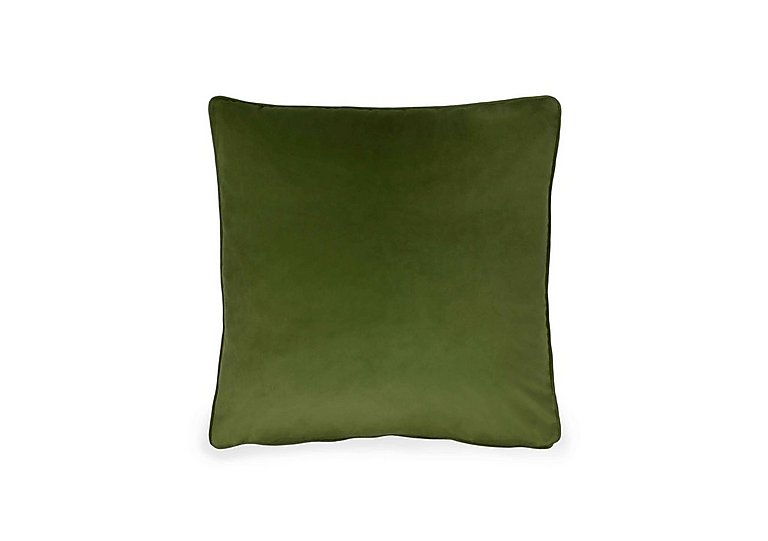 Opulenza Feather Cushion - Olive