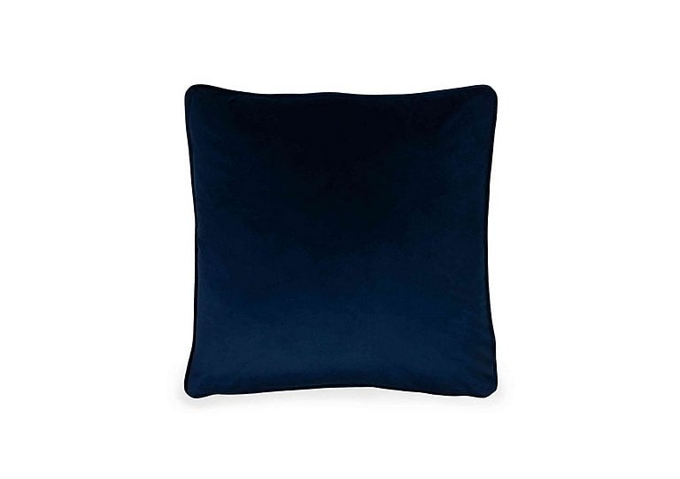 Opulenza Feather Cushion - Royal Blue