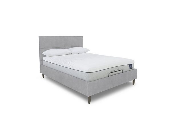 E Motion Sakura Adjustable Bed Frame  King Size  Aston Silver | Bed Sava