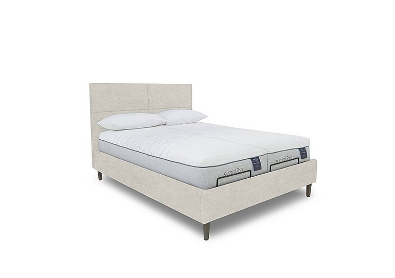 E-Motion Sakura Dual Adjustable Bed Frame with Massage Function - King Size - Sandstone Pearl