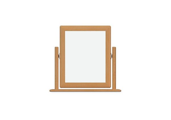 Stockholm Dressing Table Mirror  Light Oak | Bed Sava