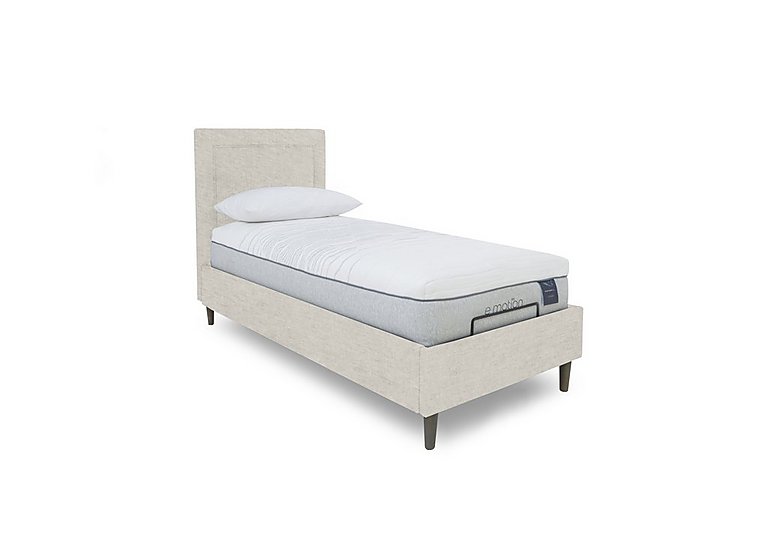 E-Motion Yumi Adjustable Bed Frame - Single - Sandstone Pearl