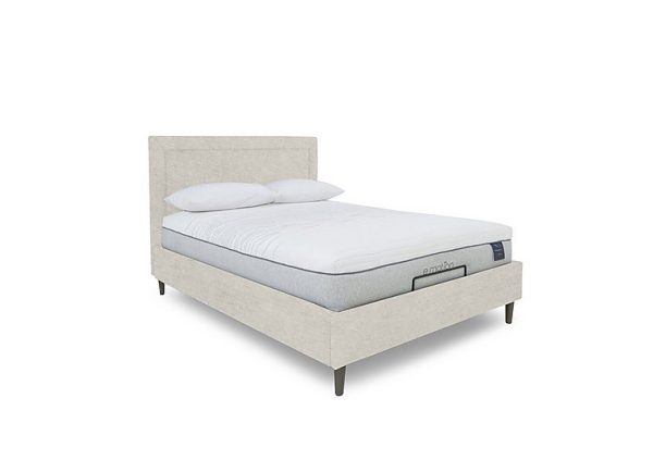 E Motion Yumi Adjustable Bed Frame  King Size  Sandstone Pearl | Bed Sava