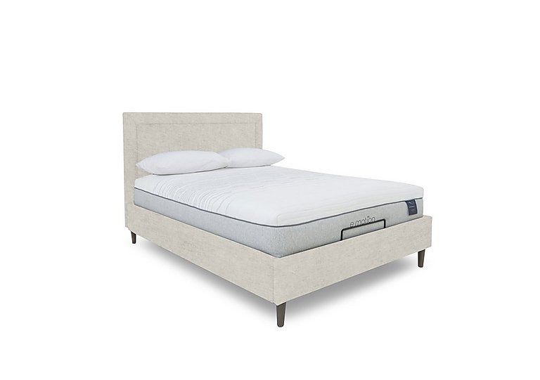 E-Motion Yumi Adjustable Bed Frame - King Size - Sandstone Pearl